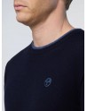 North Sails  Maglione girocollo in cashmere blu